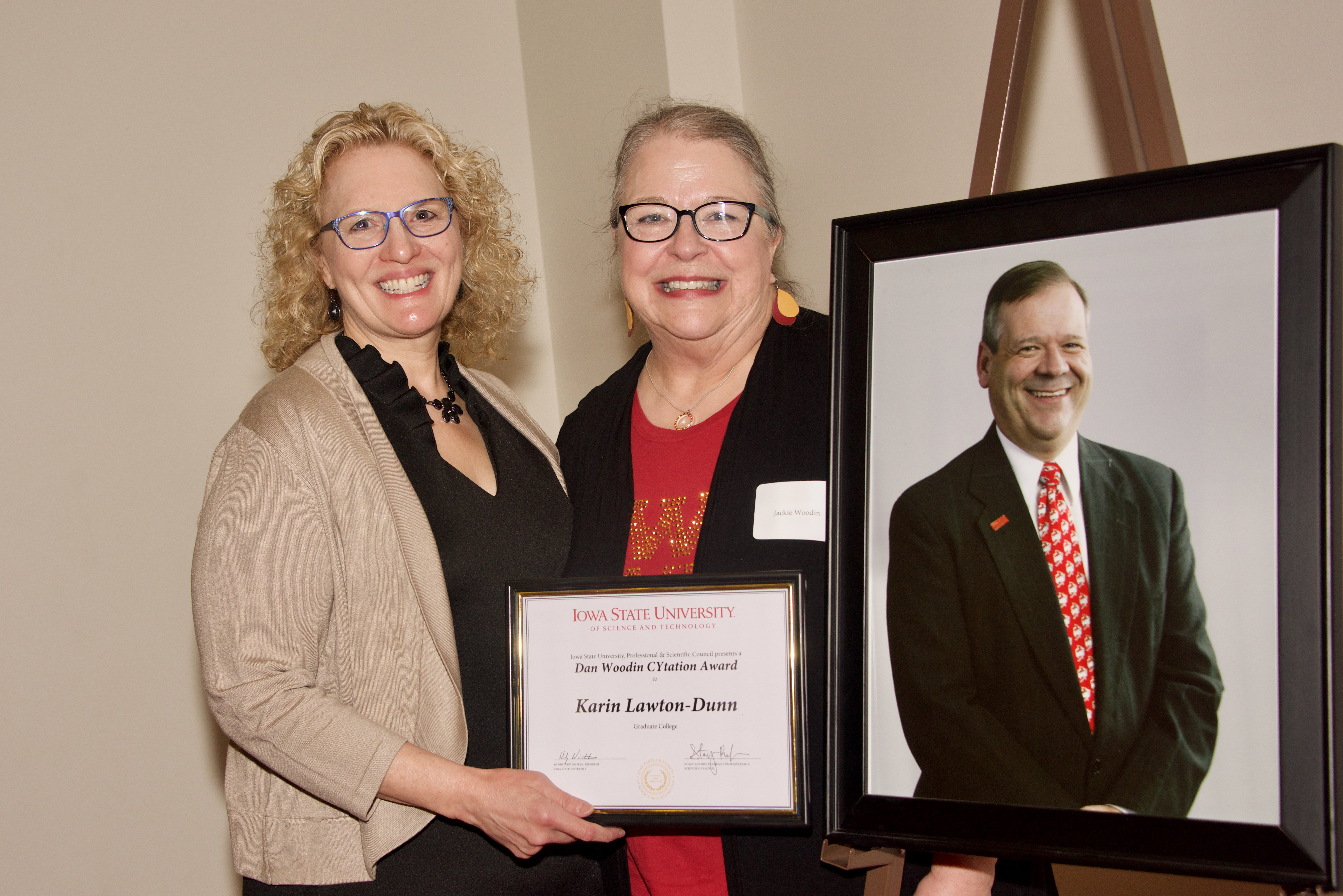 Karin Lawton-Dunn and Jackie Woodin